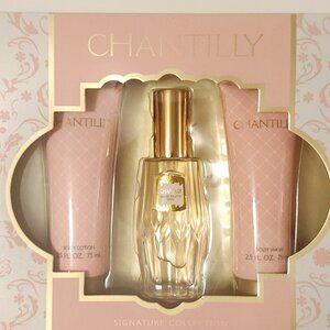 BEAUTIFUL DANA CHANTILLY SIGNATURE COLLECTION BODY LOTION, EDT, Body Wash NEW